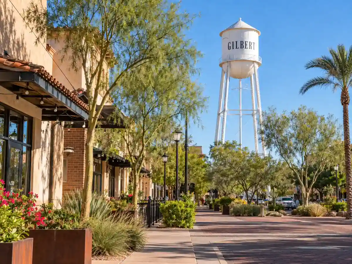 Gilbert Water Tower in the Heritage District, Gilbert, Arizona